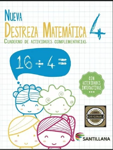 Destrezas Matematicas No. 4 Editorial Santillana