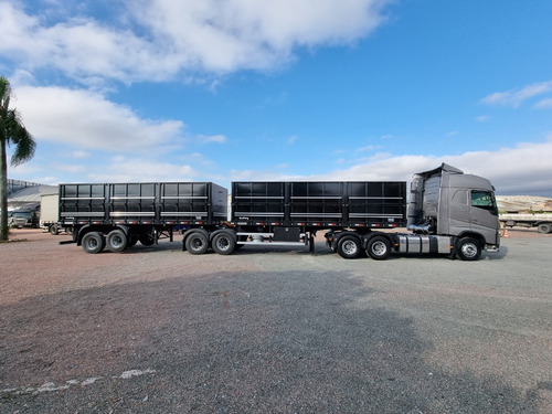 Imagem 8 de 15 de Volvo Fh460 6x2 2020 E Carreta Bitrem Randon Graneleiro 2022