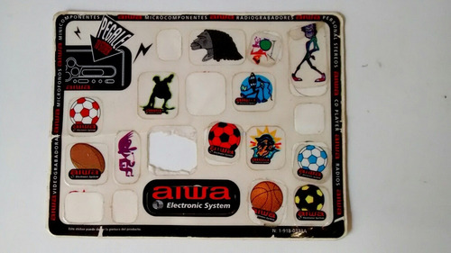 Aiwa Calcos Walkman Originales. Martinez (Usado)