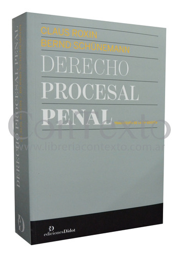 Derecho Procesal Penal - Roxin, Schunemann