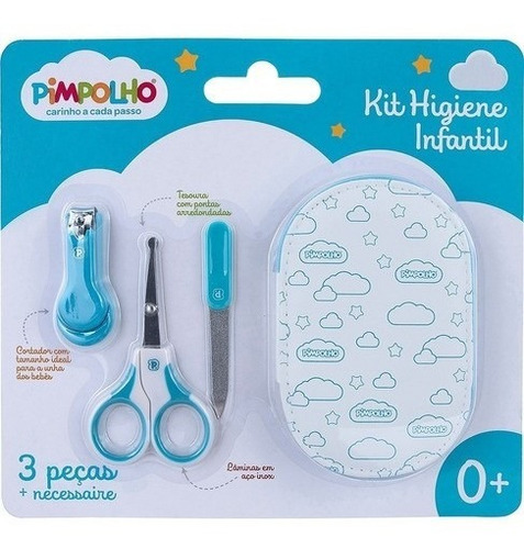 Kit Cuidados Higiene Menicure Para Bebê Necessaire Pimpolho