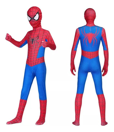 Disfraz Cosplay De Moda Spiderman Para Niños Y Adultos