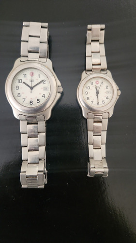 2 Relojes Swiss Army Dama Y Caballero