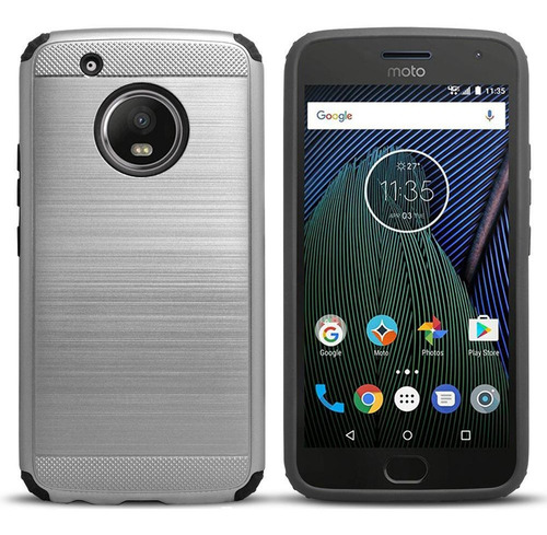 Funda Anti Impacto Exclusiva Para Moto G5 Doble Proteccion