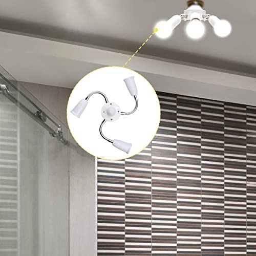Adaptador De Enchufe Divisor 4 En 1, E26, E27, Divisor De En