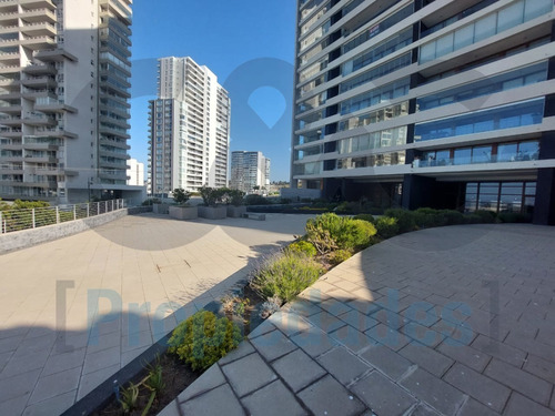Moderno Dpto En C. Montemar Con Linda Vista Al Mar, 3 D, 2 B