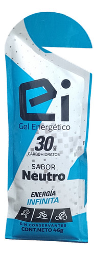 Gel Energético Ei X 18u. Sabor Sin Sabor