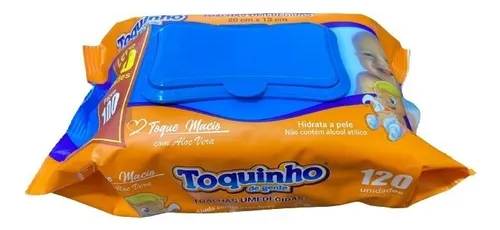Toalhinhas Lenços Umedecidas Toquinho De Gente C/120 Lenços