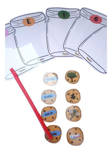 Material Didactico Lectoescritura Cookies De Vocales