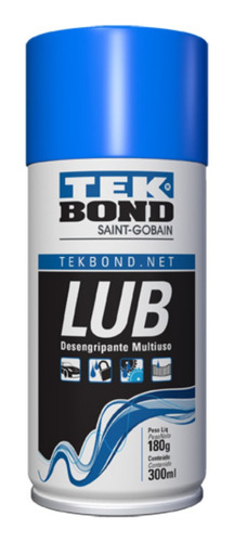 Lubricante Aerosol Multiuso Tek Bond Lub 300ml 180gr Spray