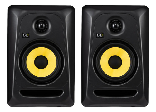 Par De Monitores Campo Cercano Krk Classic 5 Pack Color Negro