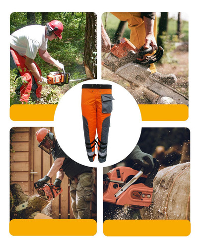 Chaps De Motosierra, Cintura Ajustable De 9 Capas, L