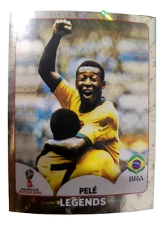 Holograma Pelé Legend Estampa #680 Panini Mundial Rusia 2018