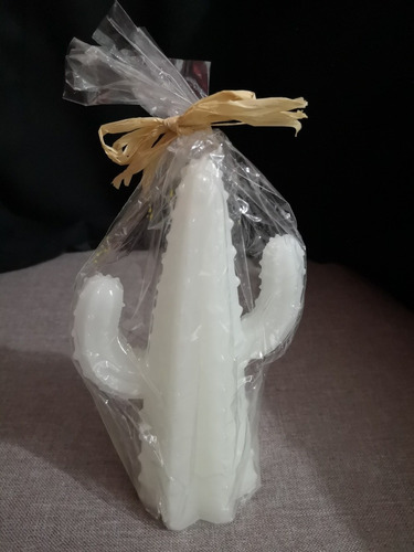 Vela En Forma De Cactus Muy Elegante