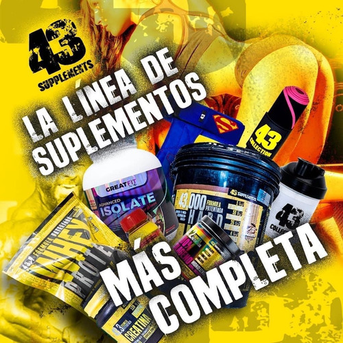 Proteína Hidrolizada Zero Carbohidratos 43 Supplements 1kg