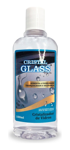 Cristalizador Vidros Cristal Glass Repele Agua Chuva 100ml