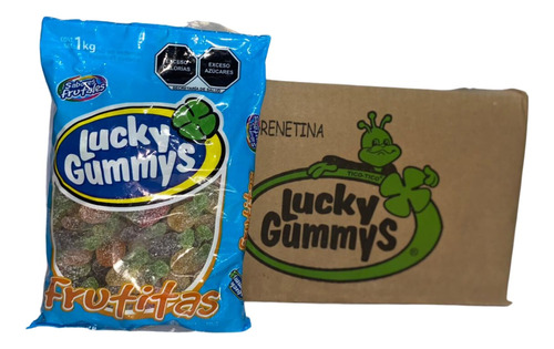 Gomitas Lucky Gummys Frutitas Caja Con 8 Kg