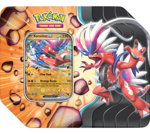 Pokémon Trading Card Game Slashing Legends Koraidon Ex Tin