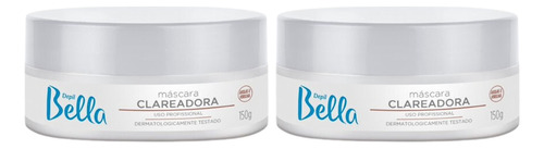 Kit 2 Máscara Clareadora Manchas Axilas Virilhas Depil Bella