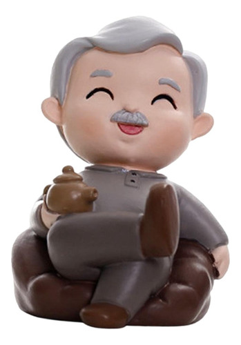 2 Estatuas Bonitas Para Decoración De Tartas De Abuela Y