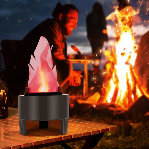 Luz Led Con Efecto De Llama De Fuego, Parpadeo Eléctrico Art