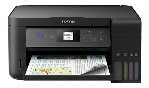 Imagen 5 de 5 de Impresora a color multifunción Epson EcoTank L4160 con wifi negra 220V