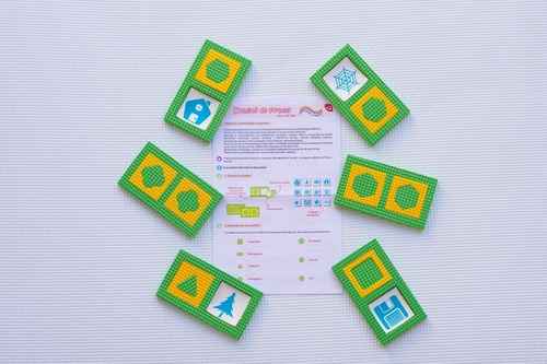 Juegos Mesa Dominó Figuras Educativo Aprendizaje Didáctico