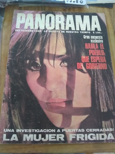 Revista Panorama Septiembre 1966 N40 Gobierno Mujer Frigida