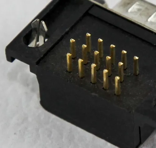 Conector Ficha Db15 Macho 15 Pin 90° Placa Db15mp X 10u Htec