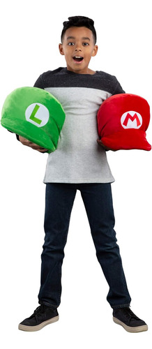 Club Mocchi- Mocchi- Nintendo Super Mario Plush - Luigi Hat