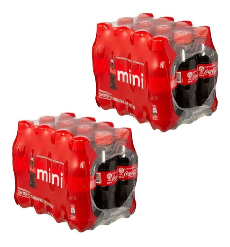 Coca Cola Refrigerante 24 Unidade 200ml Rápido Atacado