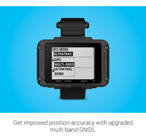 Navegador Gps Garmin Foretrex 801 Montado En La Muñeca