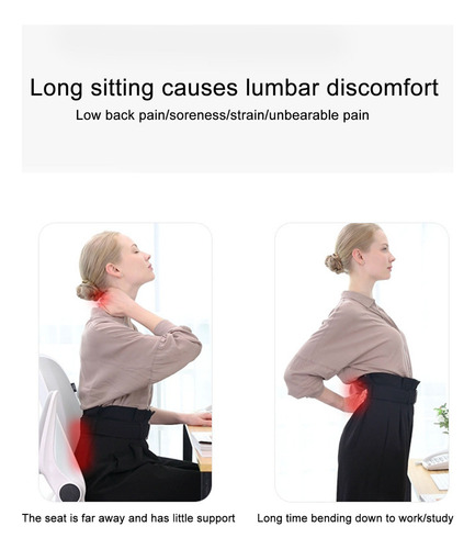 Cojín De Asiento De Espuma Viscoelástica Para Silla De Ofici