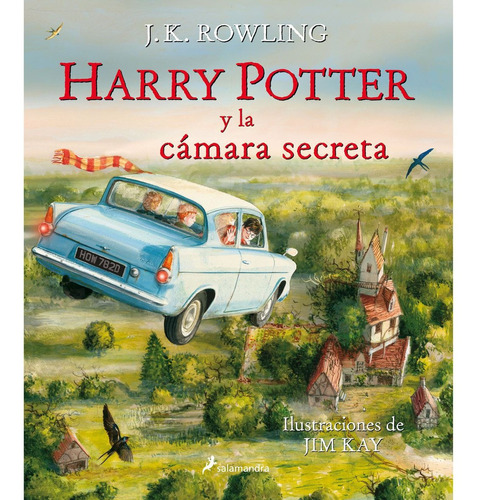 Harry Potter y la cámara secreta: Edición ilustrada por Jim Kay, de J k rowling. Serie Harry Potter, vol. 0.0. Editorial Salamandra Infantil Y Juvenil, tapa dura, edición 1.0 en español, 2020