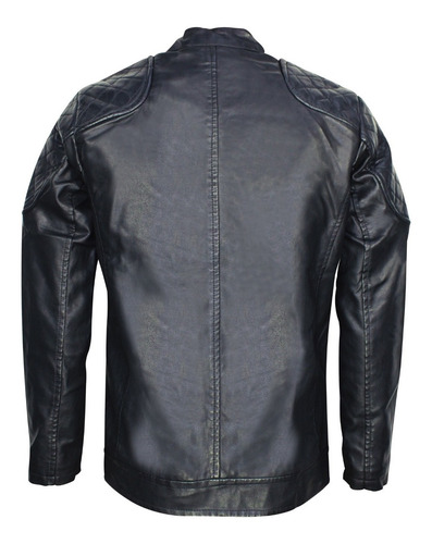 Imagen 4 de 8 de Chamarra Biker Vini Piel Roosevelt Súper Calidad Premium 04