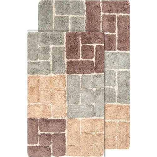 Berkeley 2 Pc. Tan Rug Set 44700 (21 X34  Y 24 X 40 ) (...