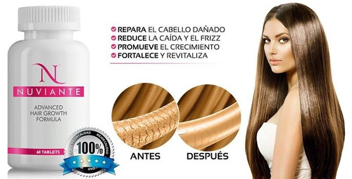 Nuviante Mujer Regenera Cabello Perdido Fortaleze Raiz Caida