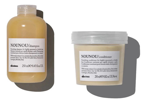 Davines Kit Nounou Shampoo Y Acondicionador 250ml C/u