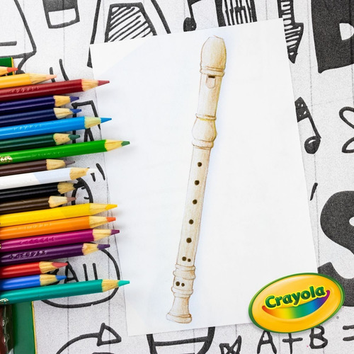 Pack 5 Crayola Lápices Juego De Colores 12 Pzas C/u Escuela