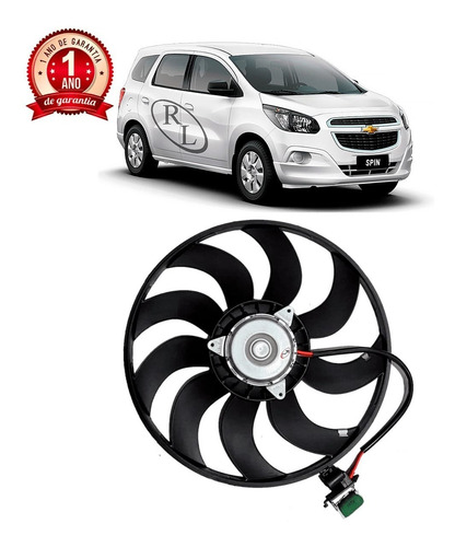 Imagem 2 de 5 de Eletroventilador Ventoinha Spin 1.8 Flex 2011 2012 2013 2014