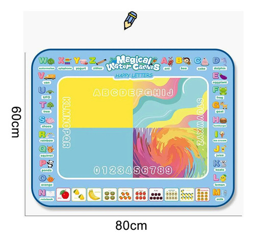 Tapete Mágico De Desenho De Água Para Crianças, Placa De Pin