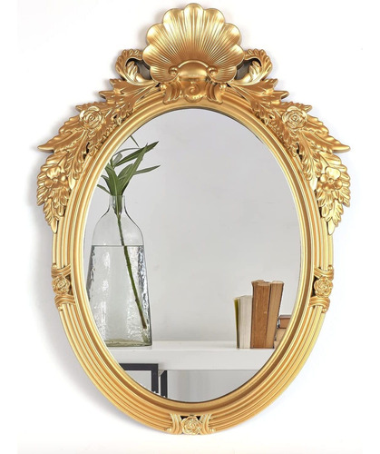 Mirrorize Espejo Dorado Envejecido De 26 X 35 Pulgadas Para 