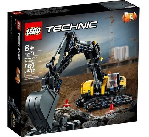Imagem 9 de 10 de Lego Technic 2 Em 1 - Escavadeira Para Trabalhos Pesados