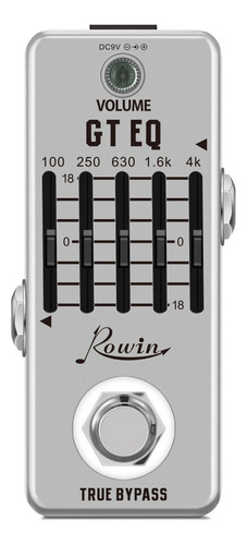 Pedal Ecualizador De Guitarra Rowin Lef-317a, Ecualizador Pa