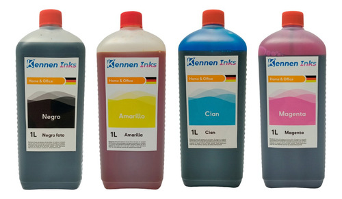 Tinta Kennen Inks Para Brother T420 T510 Combo 4x1l