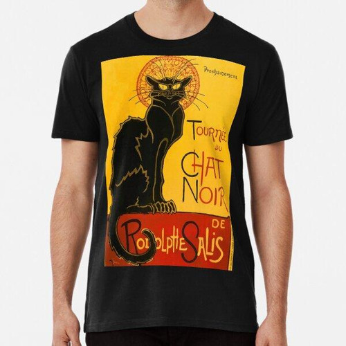 Remera Vintage Le Chat Noir Algodon Premium