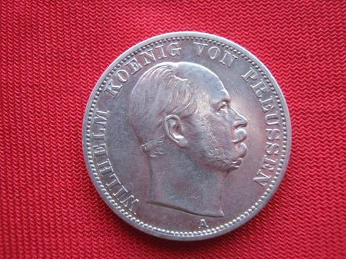 Alemania Prusia  1 Vereinsthaler 1866 Plata