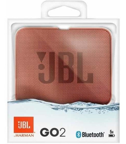 Parlante Bluetooth Jbl Go2 Rojo Canela Go 2 Waterproof