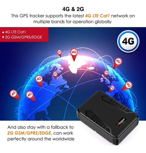 Rastreador 4g Longa Bateria Micodus Rastreon Gps + Chip M2m