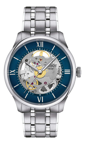 Reloj Tissot Chemin Des Tourelles Skeleton Acero